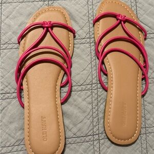 Old Navy Women's Pink Sandals & Old Navy Women’s Nude Sandals